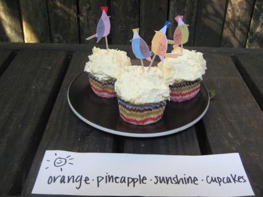 Orange Pineapple Sunshine Cupcakes Orange Pineapple Sunshine Cupcakes