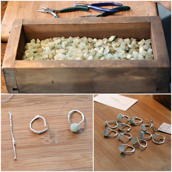 Aquamarine Branch Rings | UncommonGoods