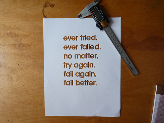 Samuel Beckett Quote
