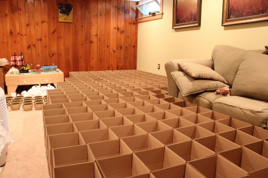 Packing the bowls