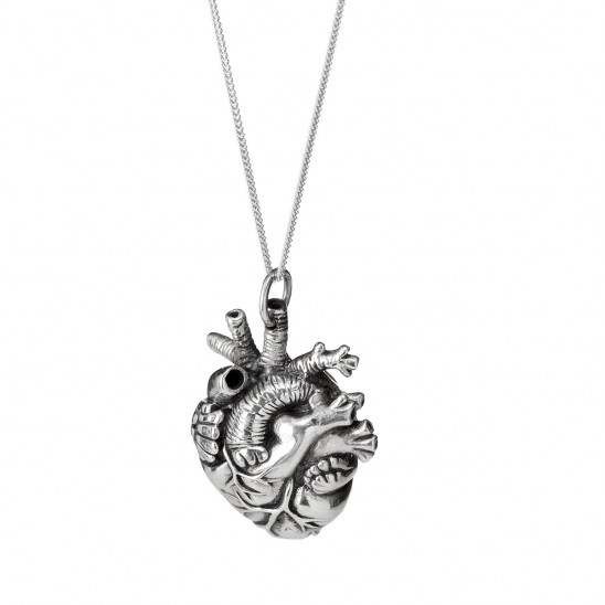 Anatomical Heart Pendant Necklace Anatomical Heart Pendant | UncommonGoods