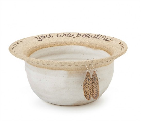You Are Beautiful You Are Beautiful Earring Bowl | UncommonGoods