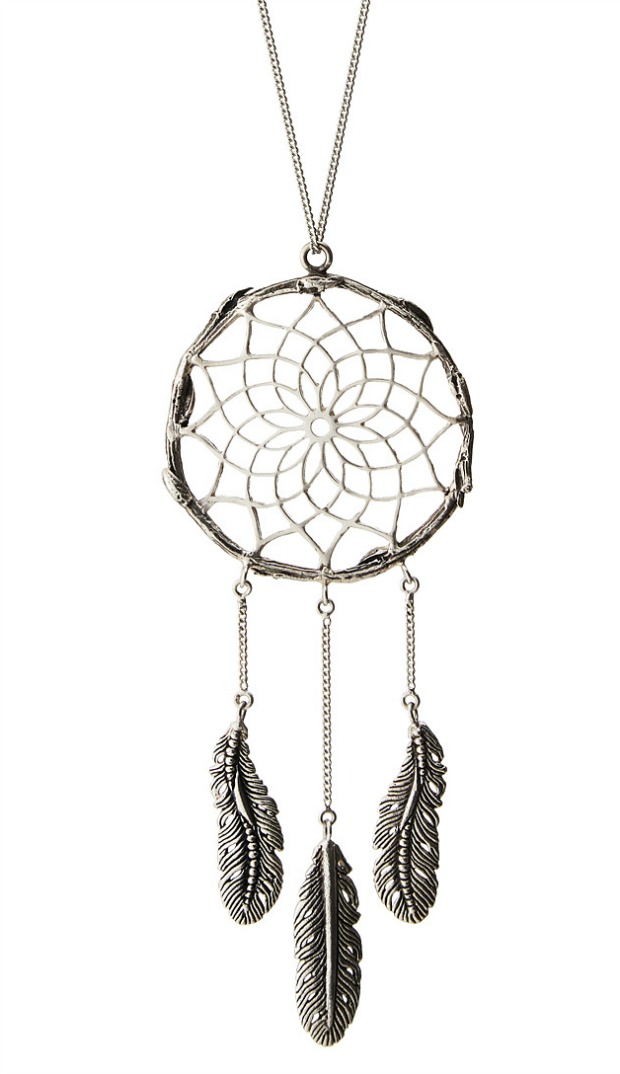 Silver Dreamcatcher Pendant | UncommonGoods