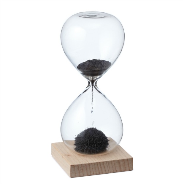 Magnetic Sand Hour Glass | UncommonGoods