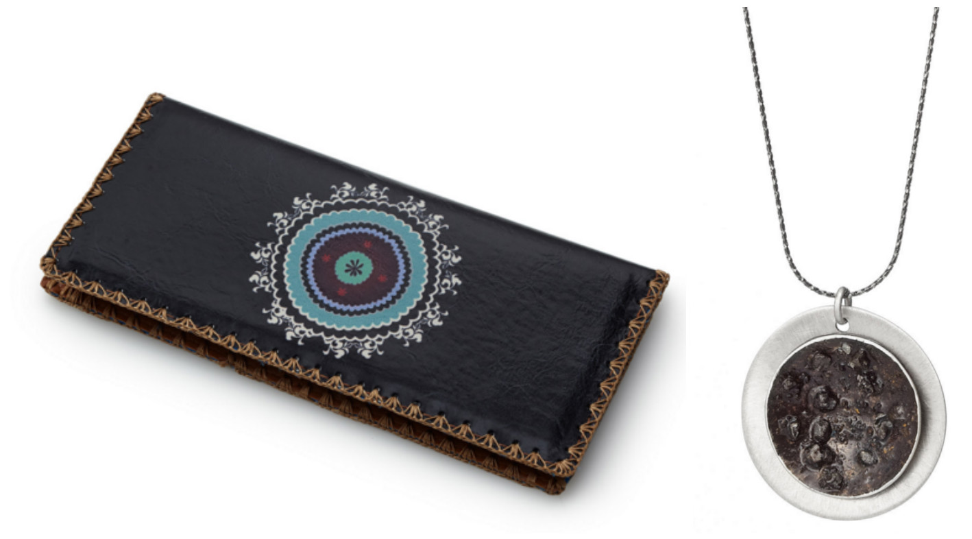 Meteor Showers Meteorite Necklace & Celestial Embroidered Wallet|UncommonGoods
