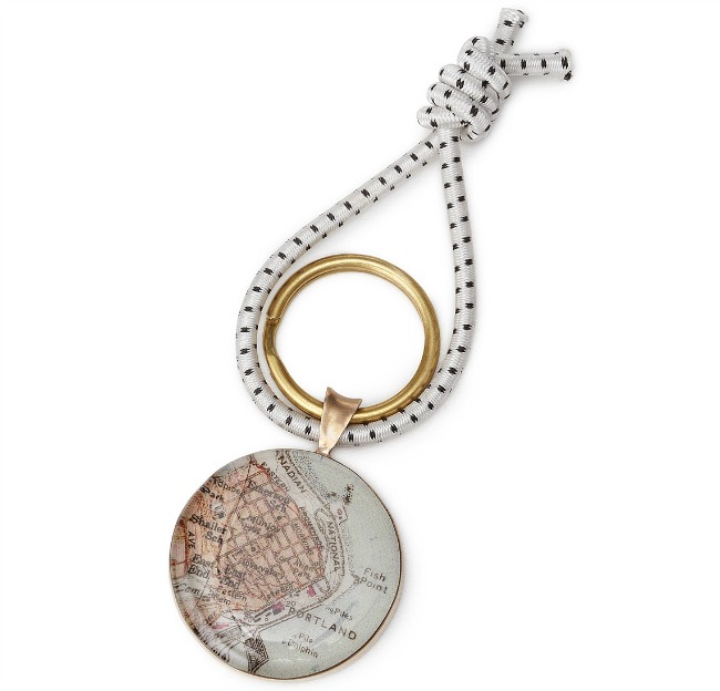 Custom Map Key Ring | UncommonGoods