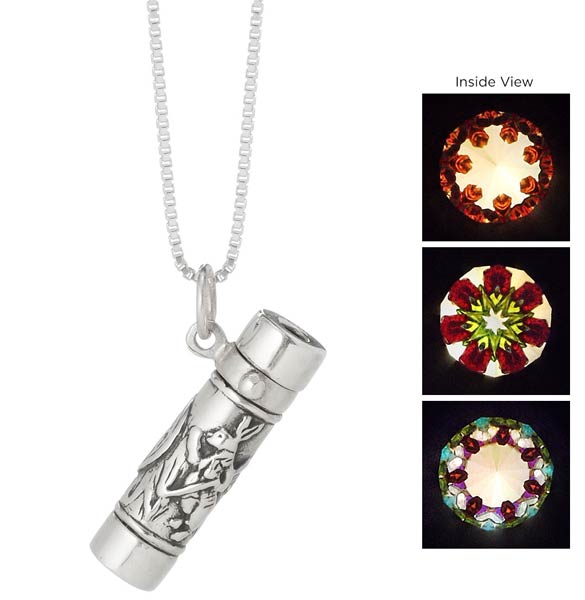 Alice in Wonderland Kaleidoscope Necklace | UncommonGoods