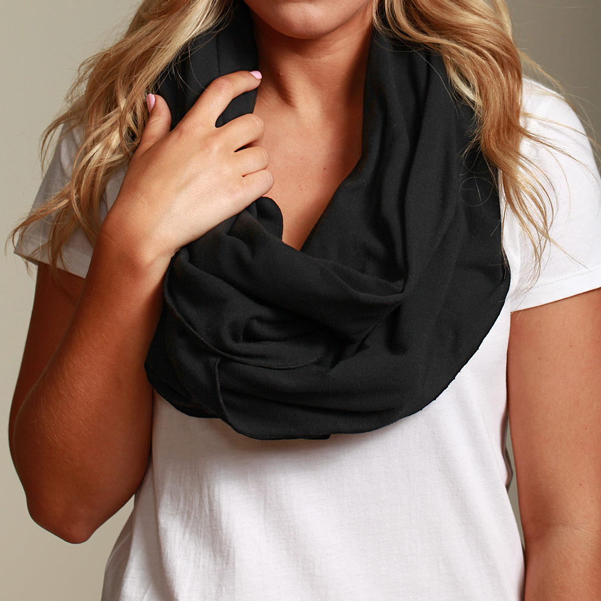 Convertible Travel Pillow Infinity Scarf | UncommonGoods