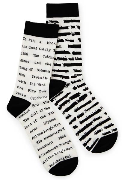 Banned Book Socks | UncommonGoods
