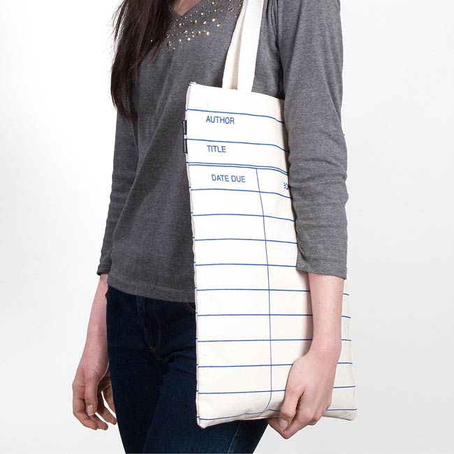 Library Card Tote Bag | UncommonGoods