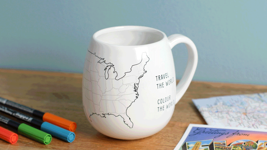 Color Map Mugs | UncommonGoods