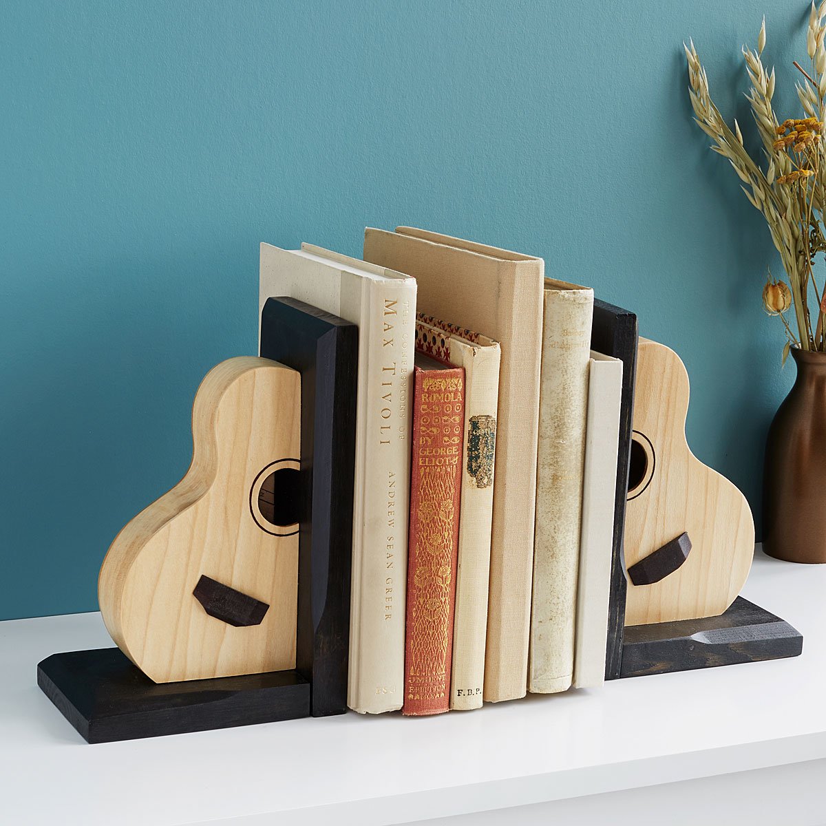 Acoustic Guitar Bookends | UncommonGoods