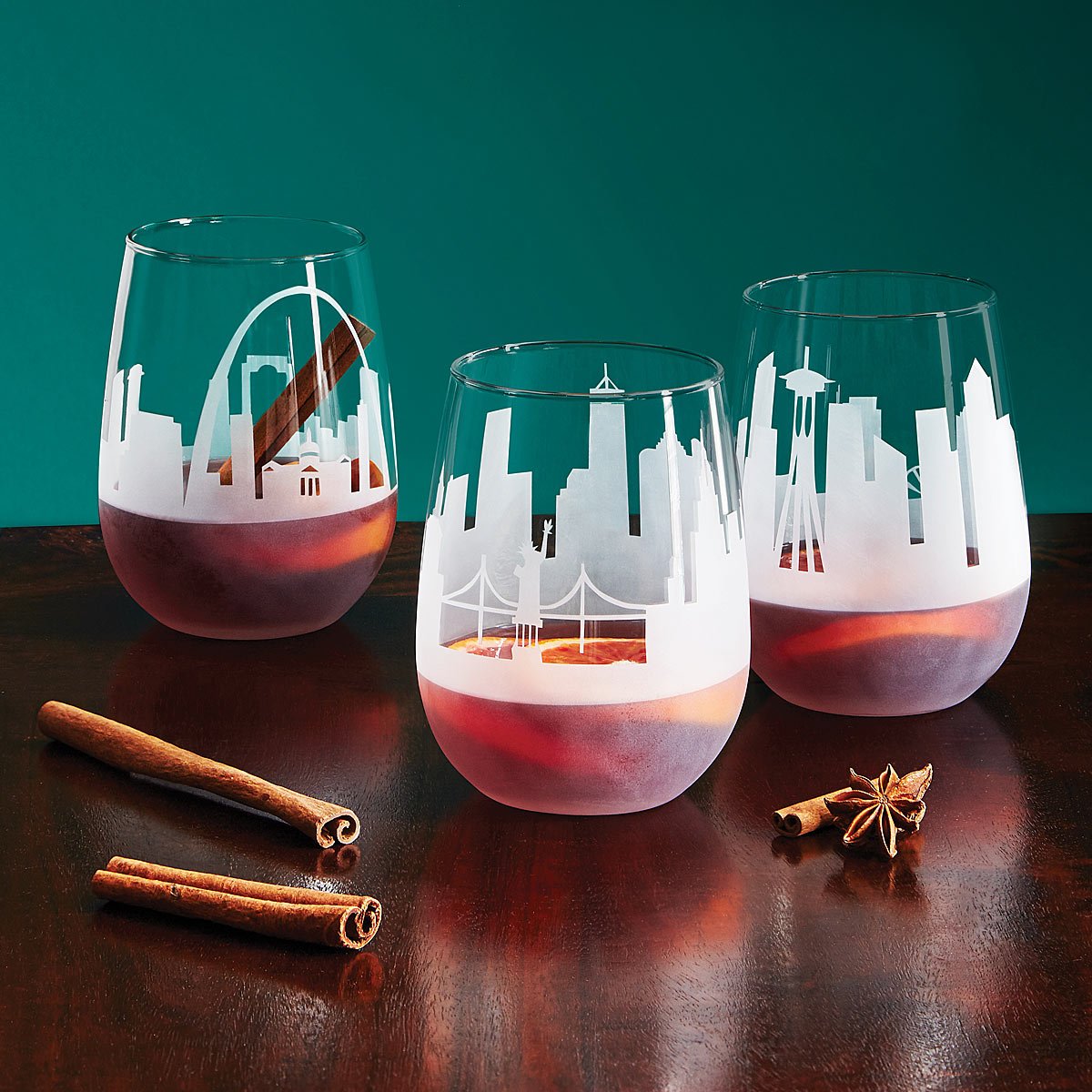 Etched Skyline Glass | UncommonGoods