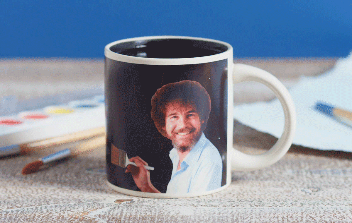 Paint with Bob Ross Mug | UncommonGoods
