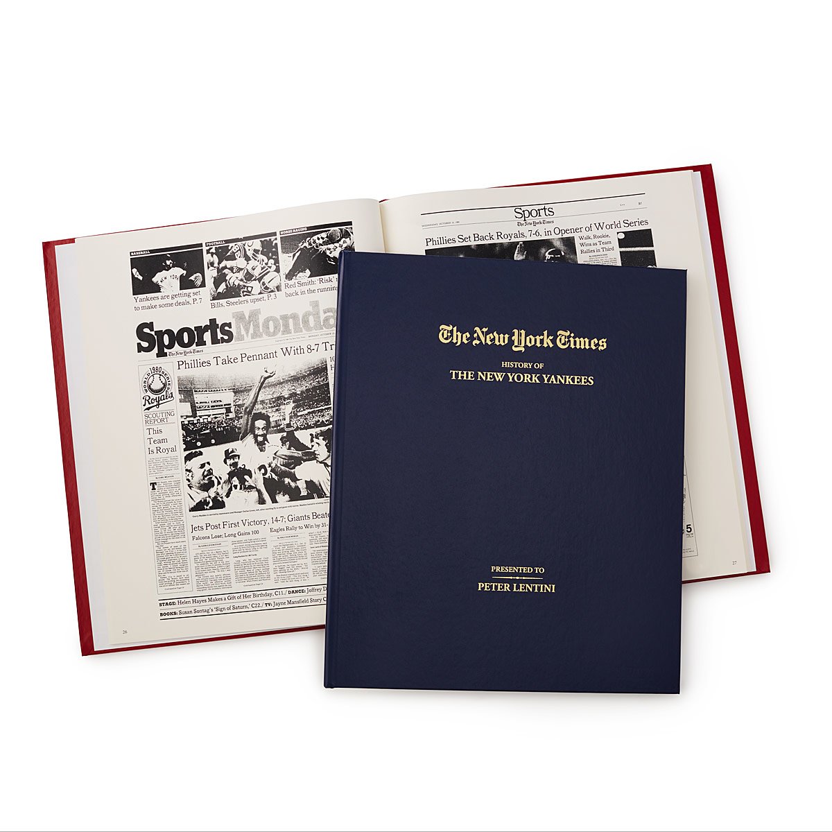 New York Times Custom Baseball Book | UncommonGoods
