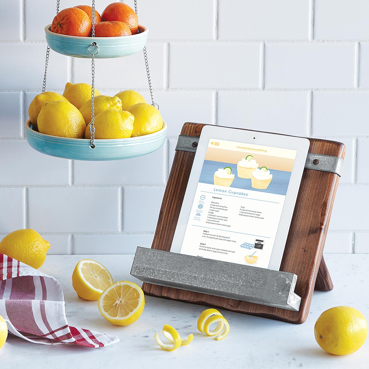 Reclaimed Wood Cookbook Stand | UncommonGoods