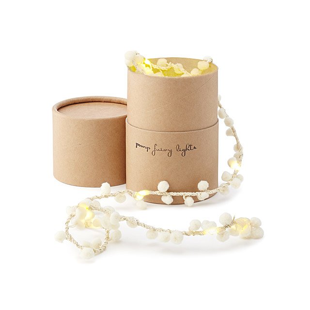 Pom Pom String Fairy Lights UncommonGoods