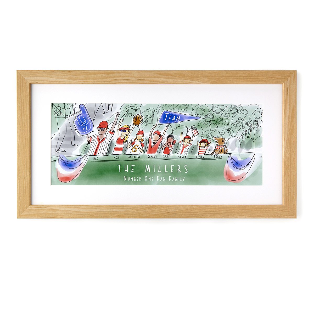 https://www.uncommongoods.mom/product/rooted-in-love-swing-sculpture?source=blog_gg_exclusive_mday19_image Personalized Fan Family Art - Baseball | UncommonGoods